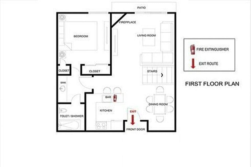 Emergency Evacuation Plan Main Floor