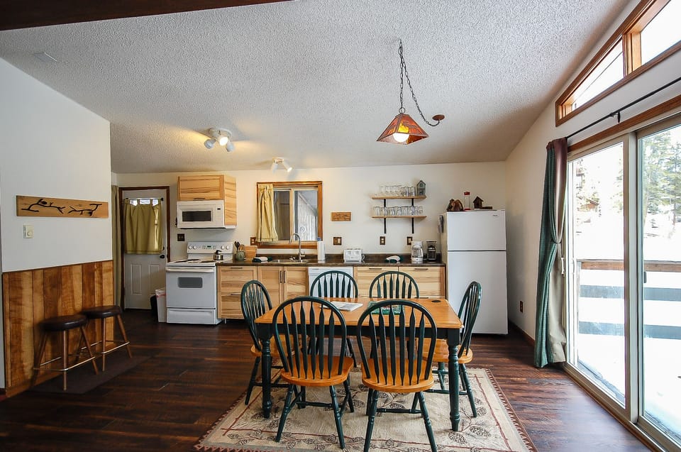 dining and kitchen