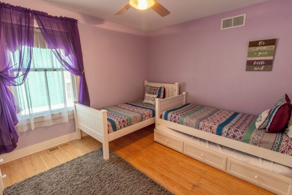 Second Level | Bedroom 4 | 2 Twins with Trundle | Attached Bath