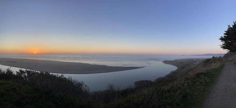 Vista Point Walk Sunset - View of Sunset from Vista Point
