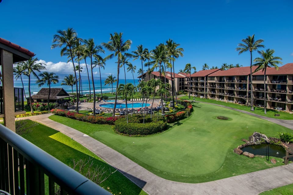 Well-manicured lawns
