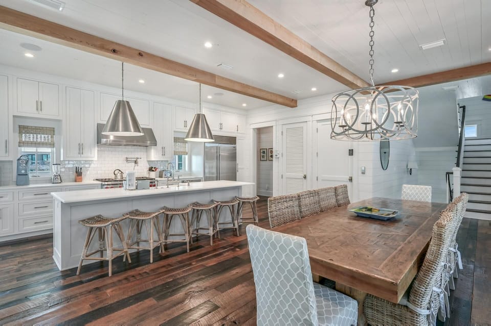 Second Floor: Kitchen & Dining Area