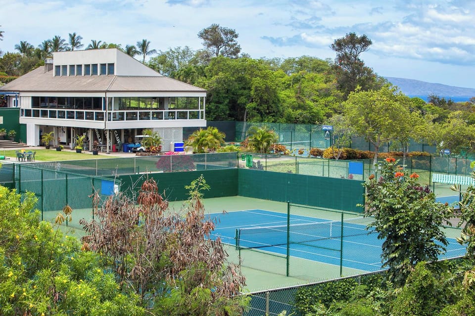 Well kept courts perfect for friendly games