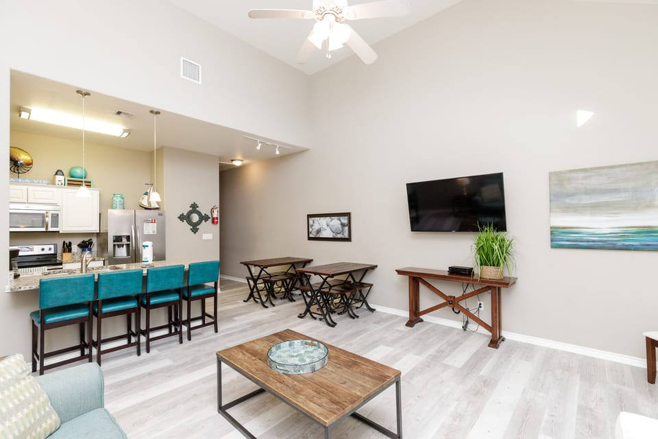 Open concept layout to spend time with the family while relaxing
