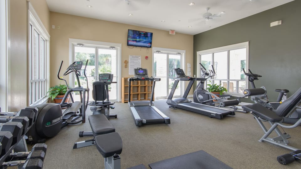 Complimentary fitness room access.