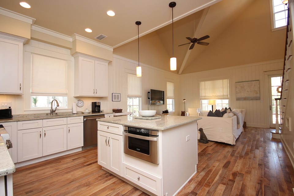 Gorgeous Open Kitchen & Living Space