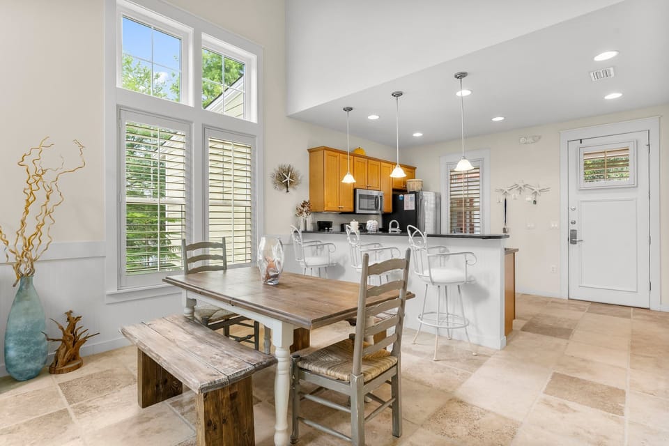 Open Concept Living, Dining & Kitchen