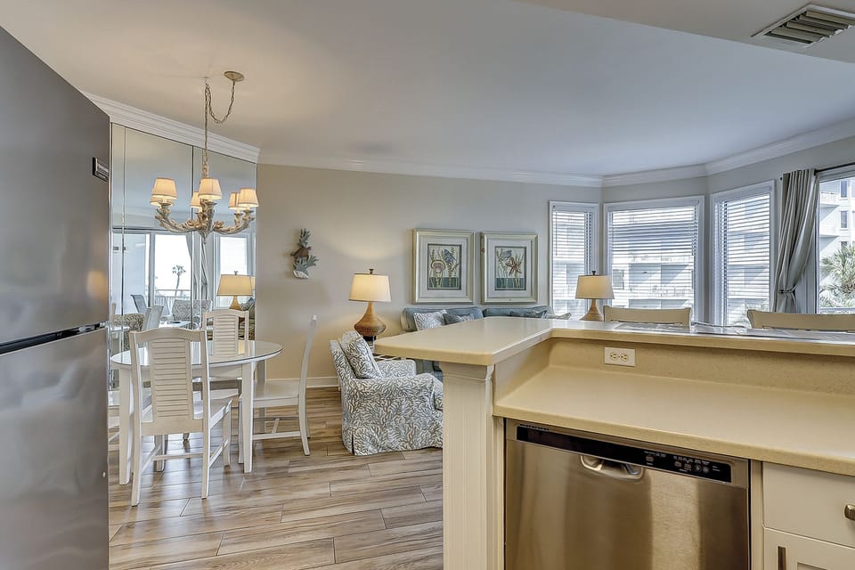 Kitchen to Living Room View