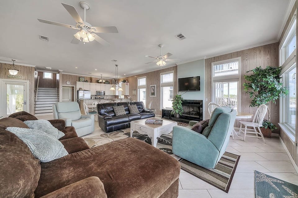Storks Nest - Grayton Beach - Living Room