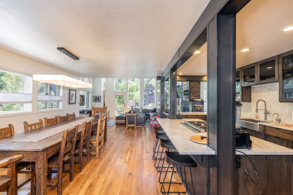 Plenty of seating for every meal.