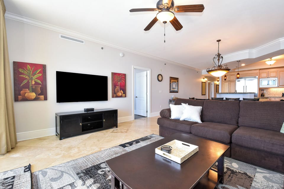 Bella Riva 106 - Living Area with TV