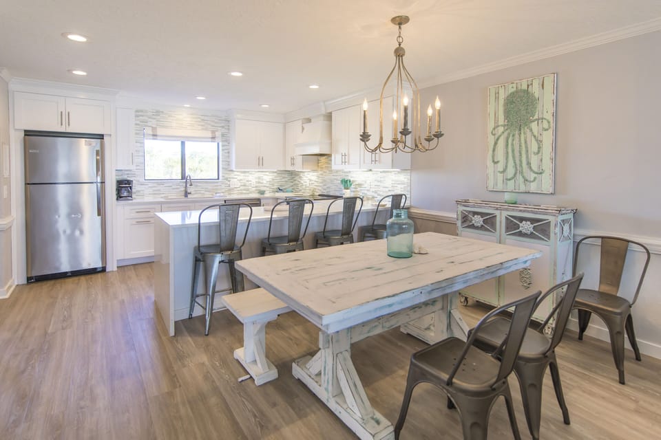 Large dining table