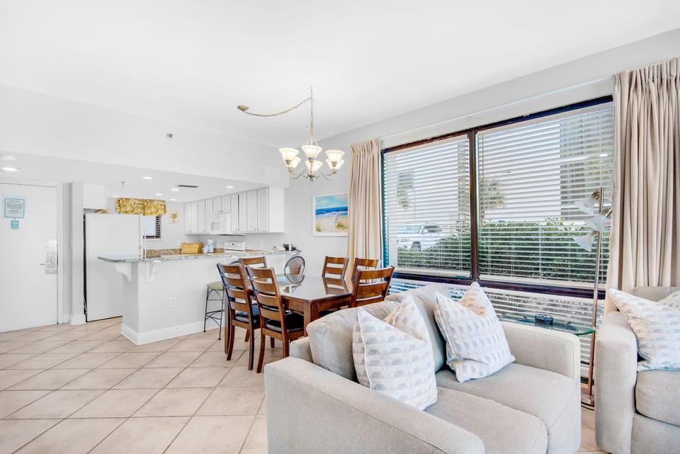 Living to kitchen view