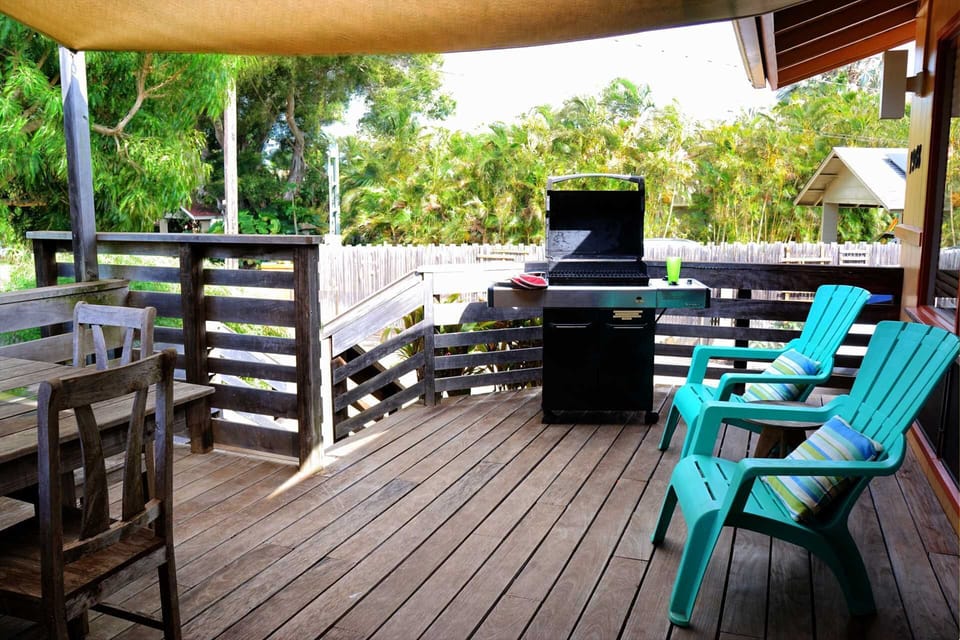 BBQ and front porch