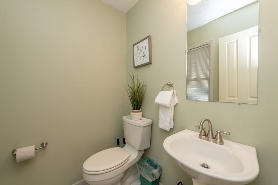 Powder Room on Main Level