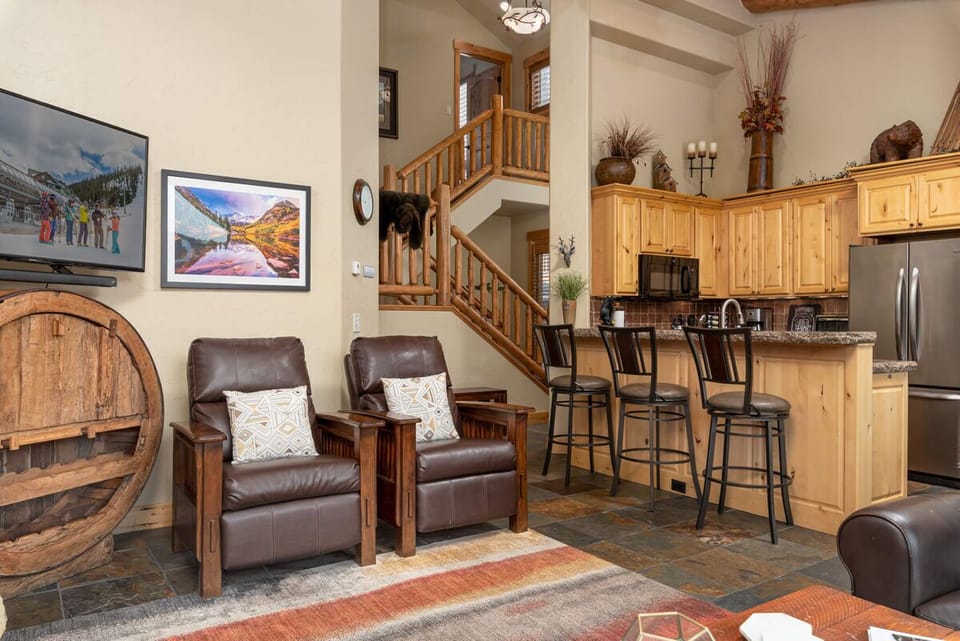 Head into the open kitchen off the living room