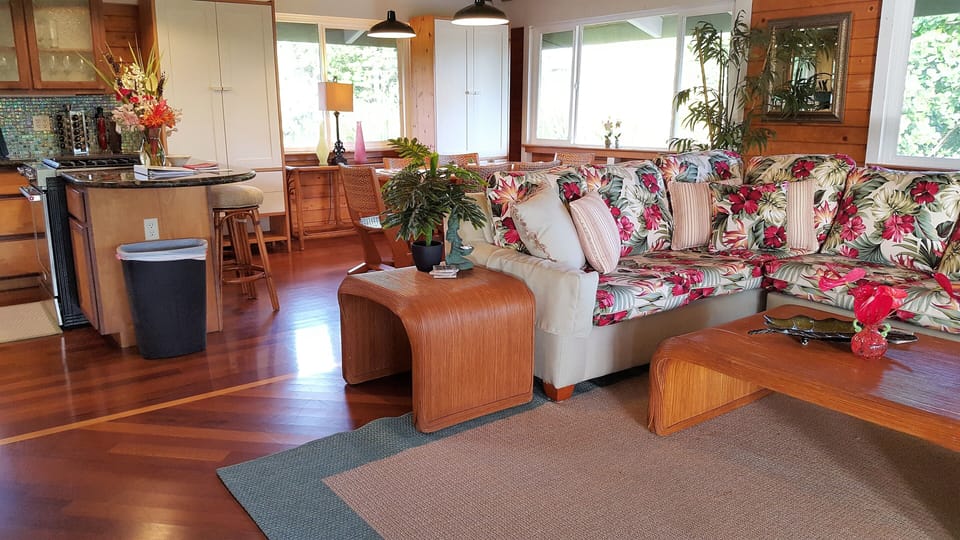 Living Room, Formal Indoor Dining & Kitchen