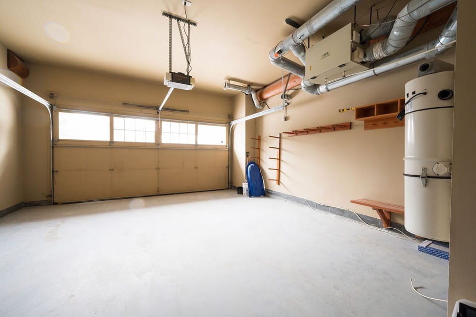 Garage Parking for 2 vehicles