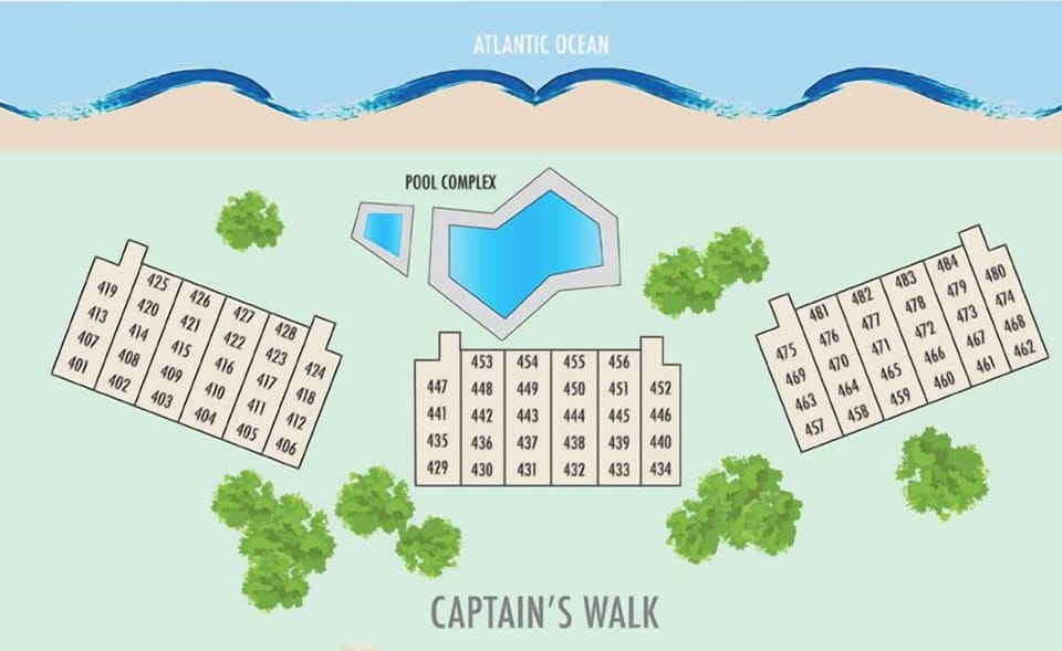 Captains Walk Complex Map