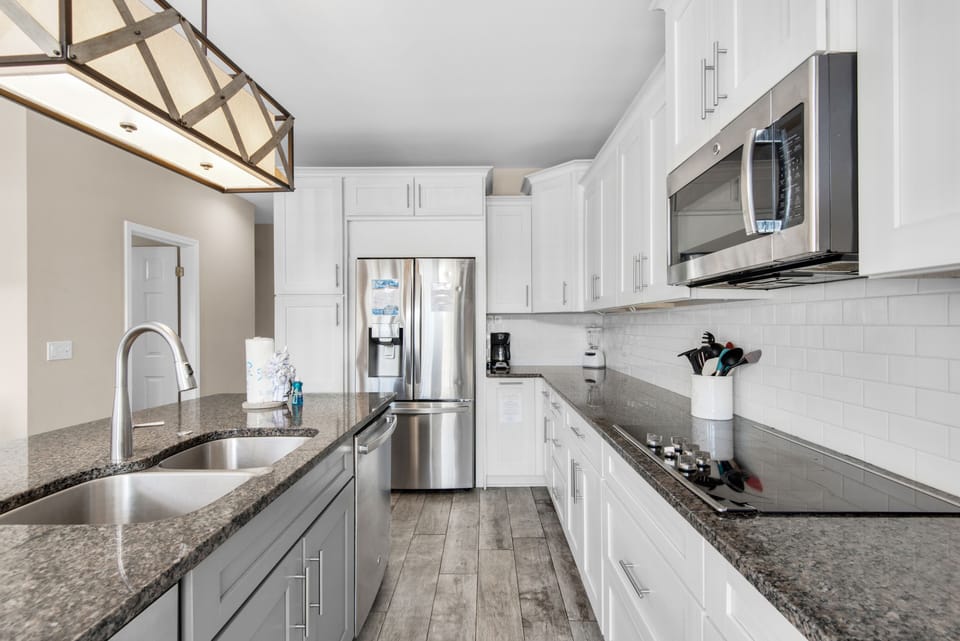 Kitchen is beautiful and ready for your chef