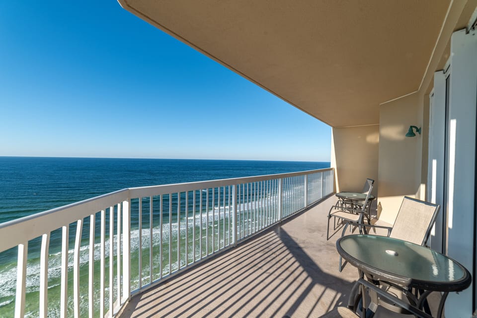 Large wrap around balcony