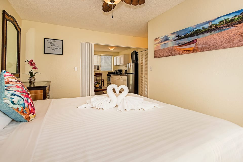 Spacious King Bedroom with New Decor