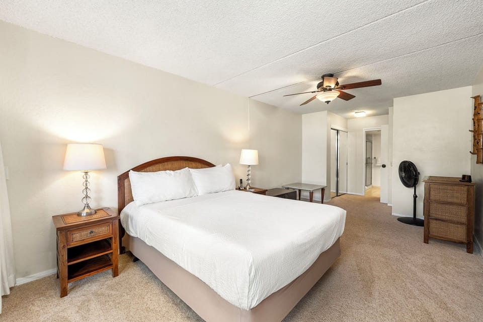 Bedroom in our Kona Hawaii vacation rental