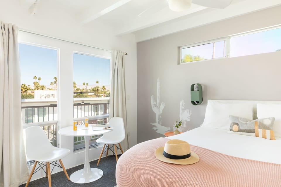 Queen bed in bedroom 2.