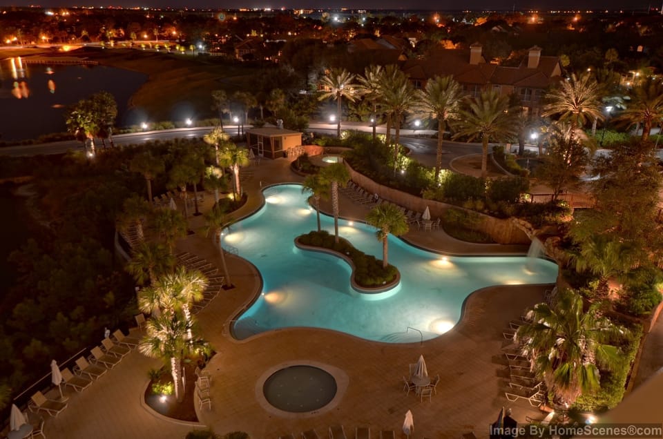 Pool At Night