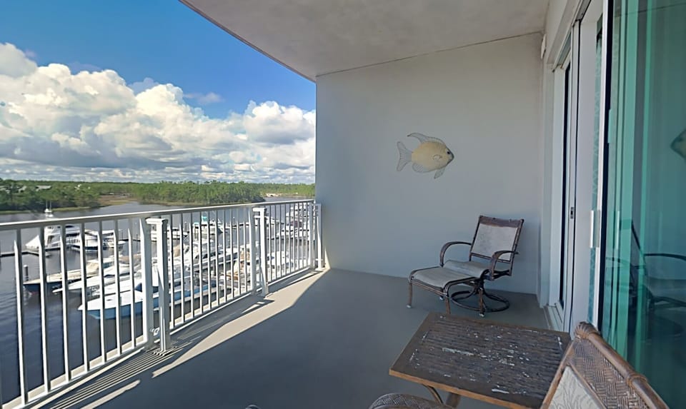 Balcony with Harbor View