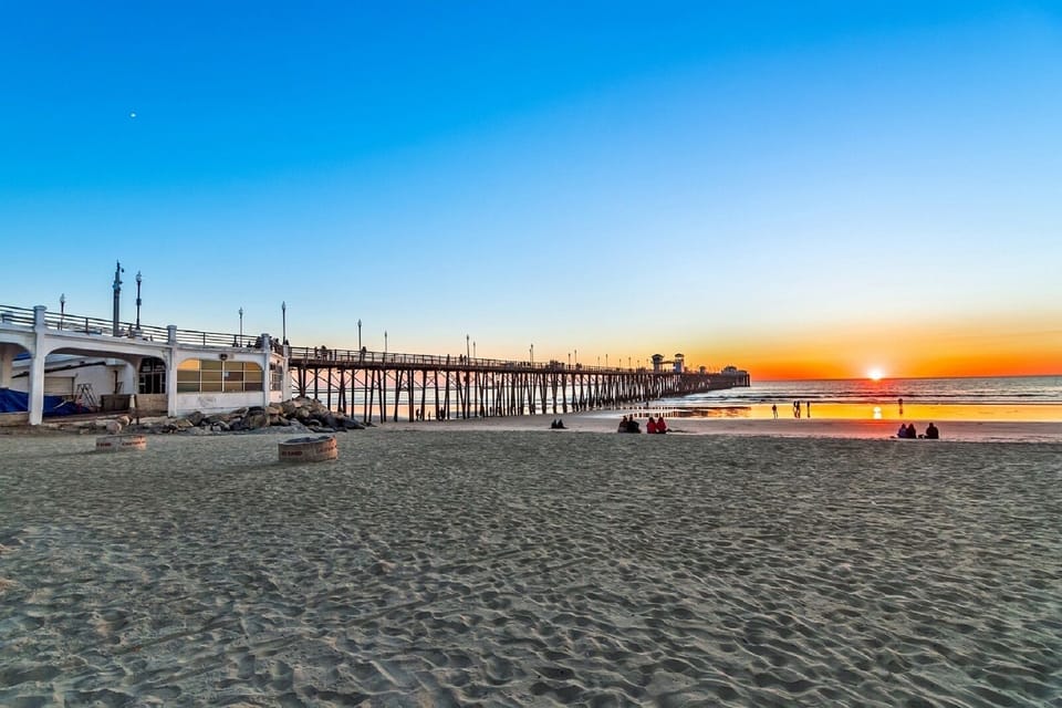 Sunset Over Pier