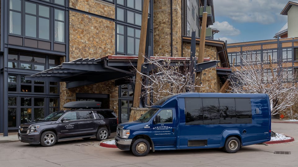 One Steamboat Place: Enjoy the on-call local shuttle