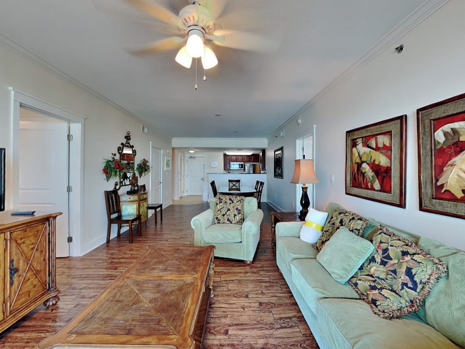Living Area - Queen Sleeper Sofa