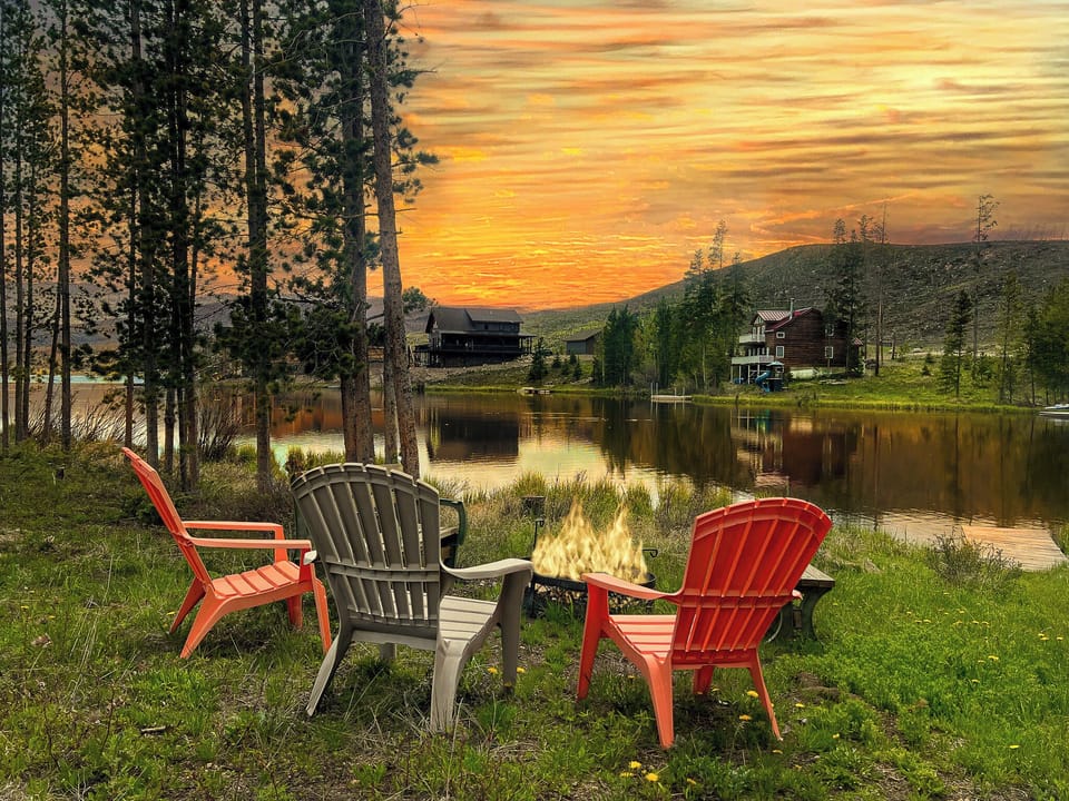 Sunset Around Fire Pit