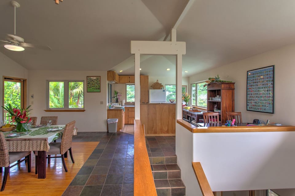 Staircase, Kitchen & Dining