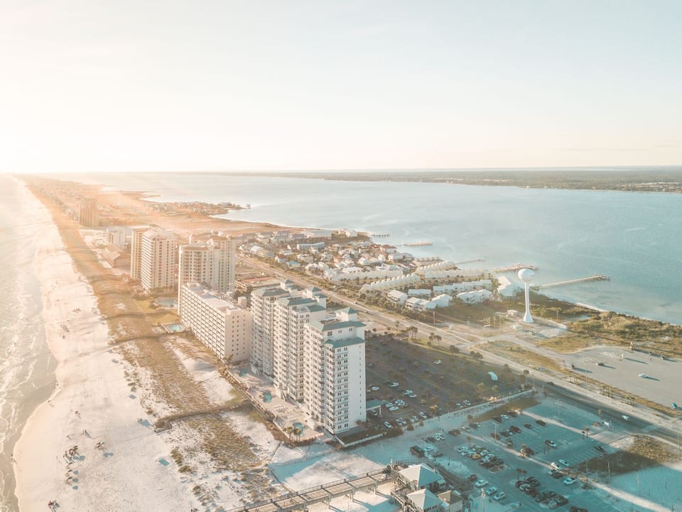 Navarre Beach Florida Aerial