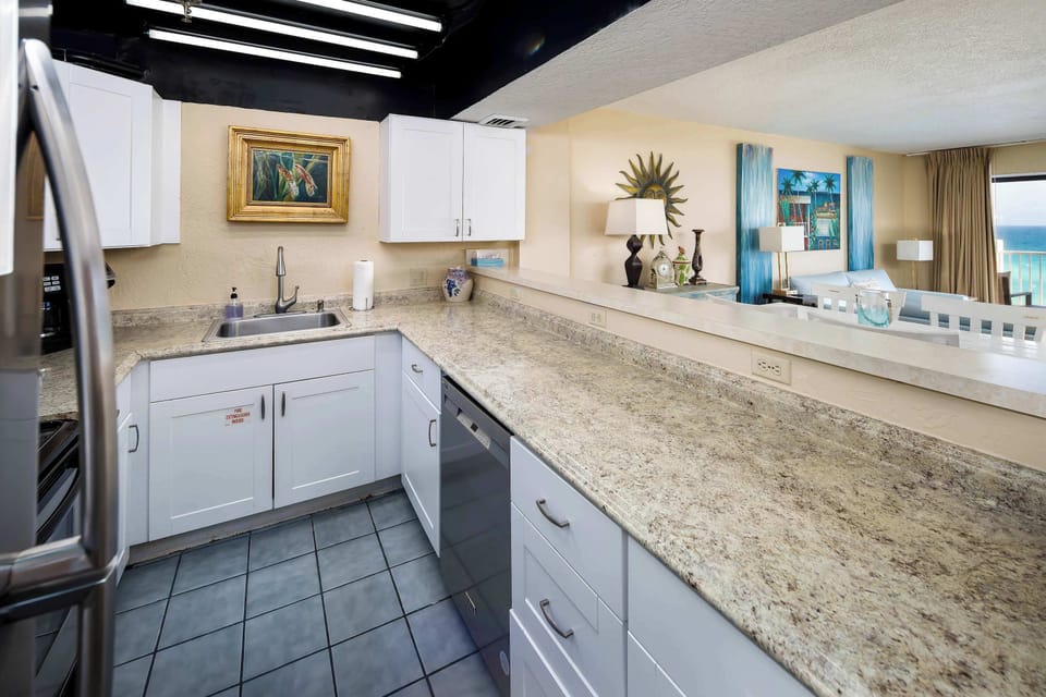Fully stocked kitchen