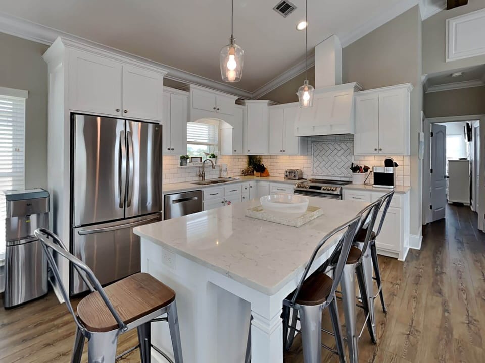 Kitchen with Island Seating - Third Floor
