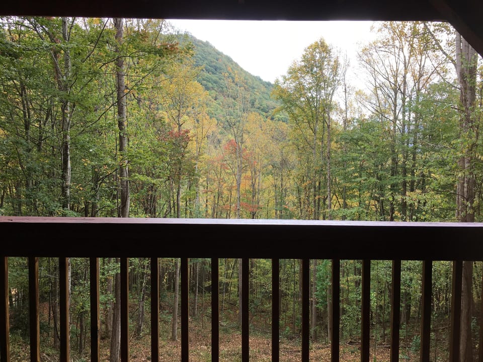 view from upper porch