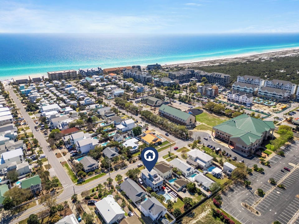 Aerial View - Short Walk to the Beach