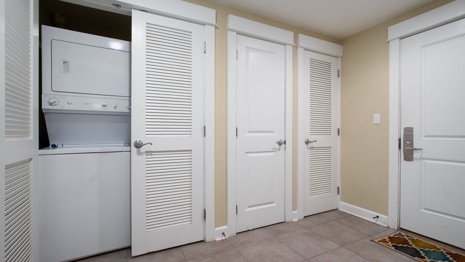 Laundry Room - Washer and dryer for your convenience.