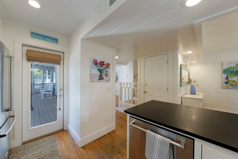 KITCHEN VIEW TO PORCH ACCESS