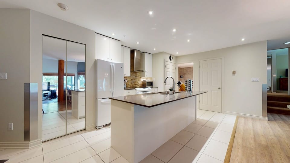 Cook up your favourites in the fully equipped kitchen with modern appliances.