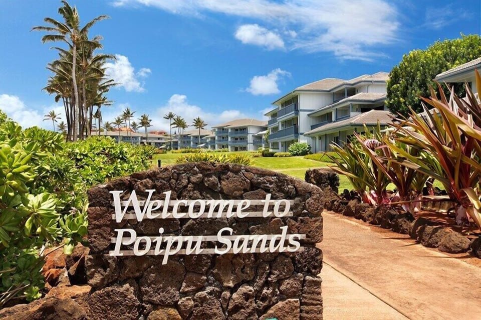 Poipu Sands Complex Monument at Poipu Kai Resort