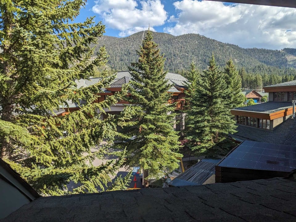View of Heavenly mountain from window