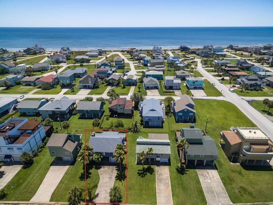 Aerial View - Just Moments From The Beach