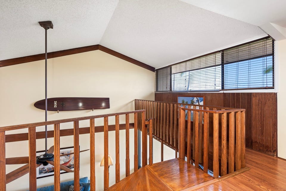 Guest Bedroom 3, Open loft space to living room below