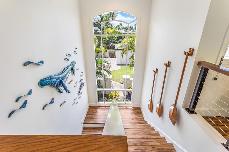 View of the Stairway from the Upper Level