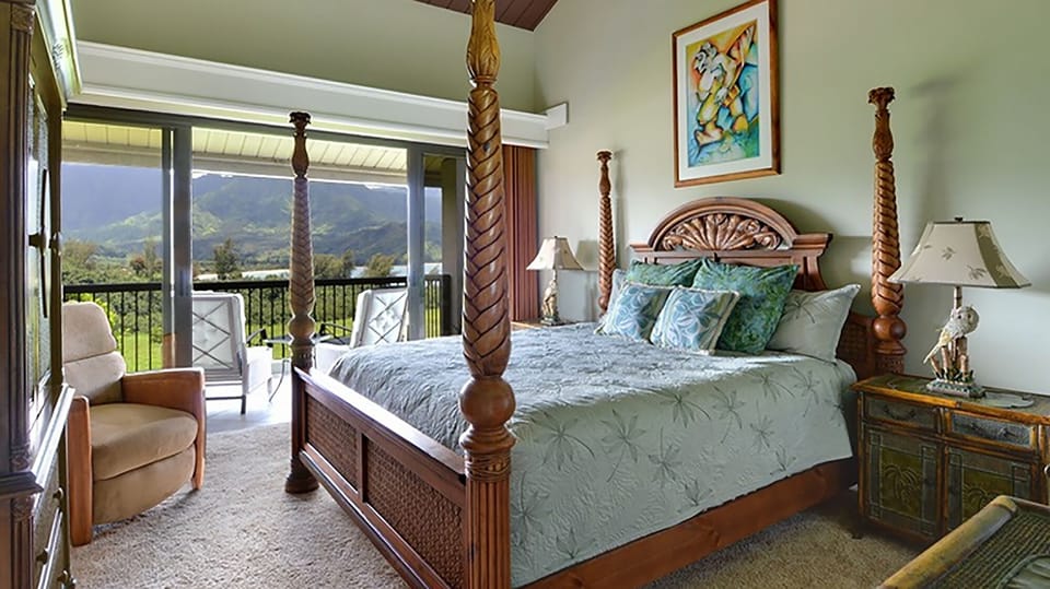 Hanalei Bay Resort #9323 - Ocean & Mountain View Master Bedroom Suite & Lanai - Parrish Kauai
