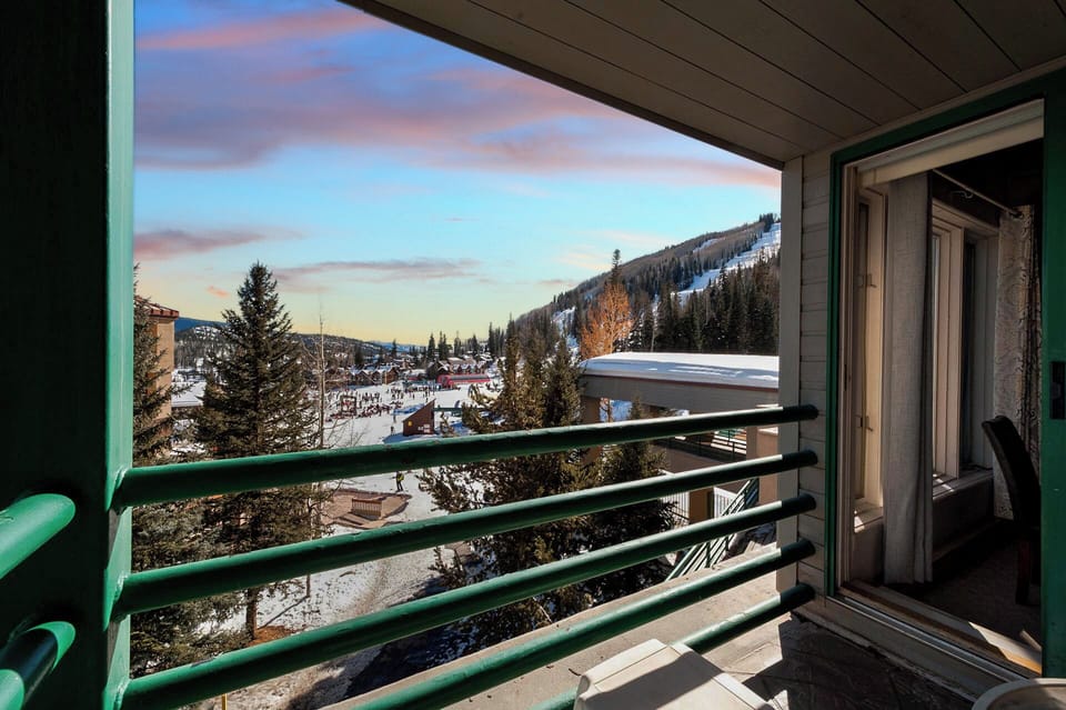 View of the main base area from the private deck